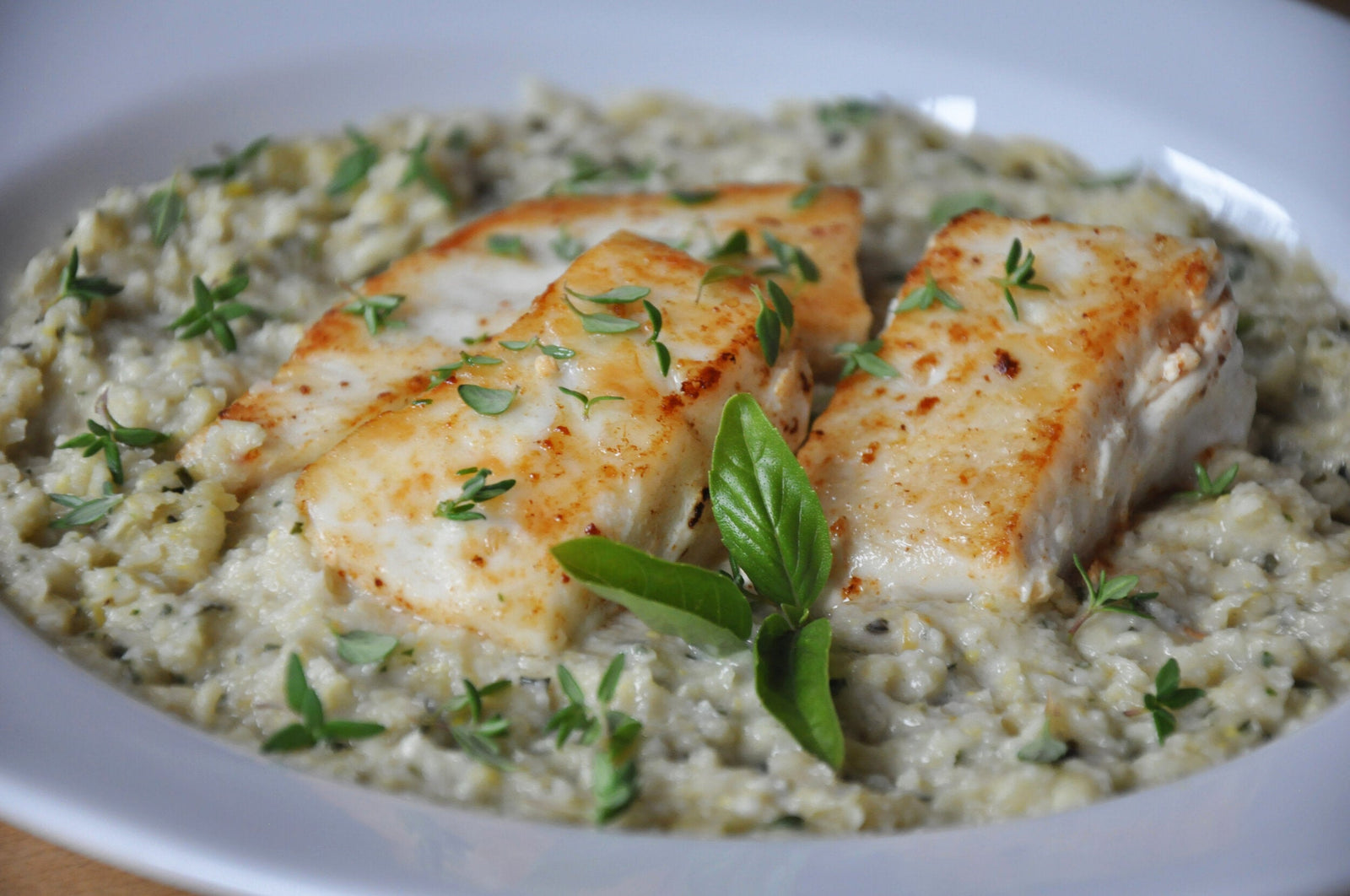 Wulf's Kitchen: Halibut Short Cuts with Rustic Summer Corn Puree