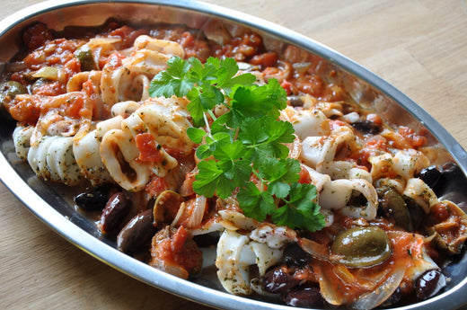 Wulf's Kitchen: Squid Puttanesca