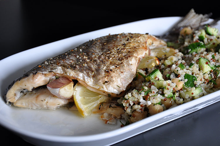 Wulf's Kitchen: Roasted Butterflied Dorade with Tabouli-Style Quinoa