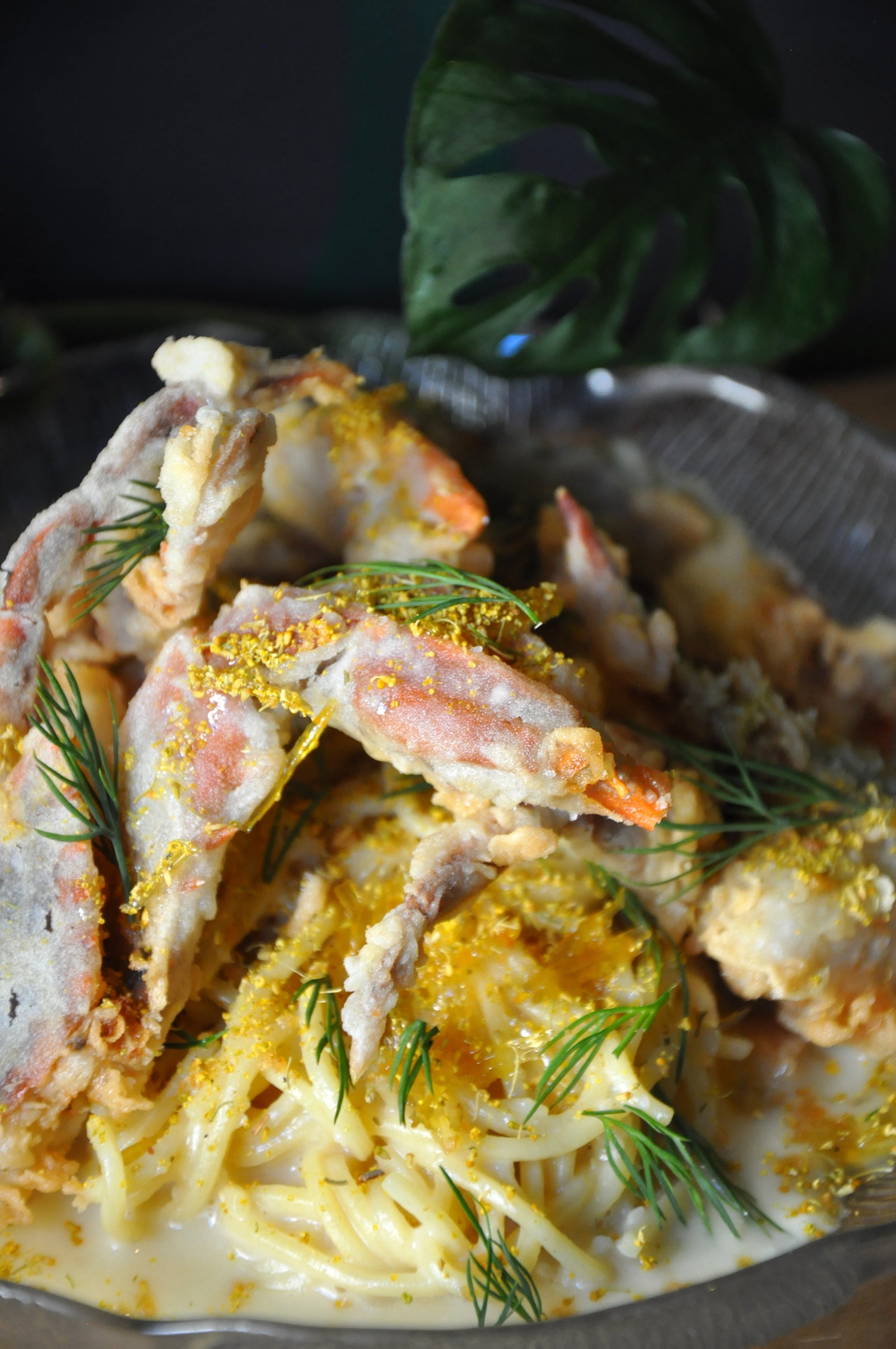 Chef Box Series: Garlic Noodles with Soft Shell Crab