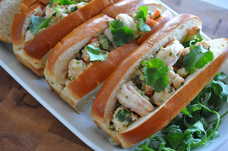 Wulf's Kitchen: Lemon Miso Shrimp Roll