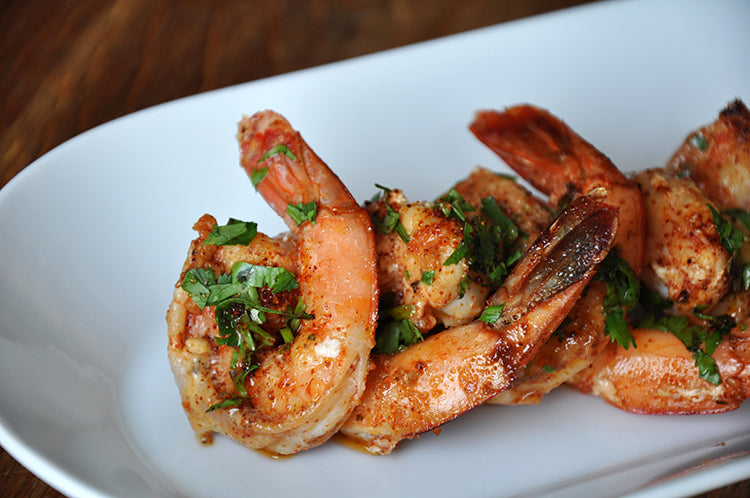 Wulf's Kitchen: Chili Rubbed Shrimp with Chili Lime Butter
