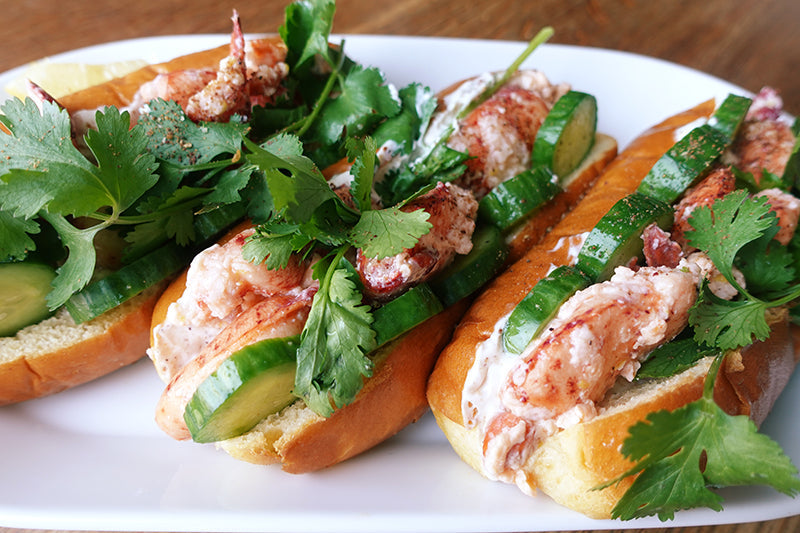 Wulf's Kitchen: Buttery Lobster Rolls with Sumac Yogurt and Quick Pickles