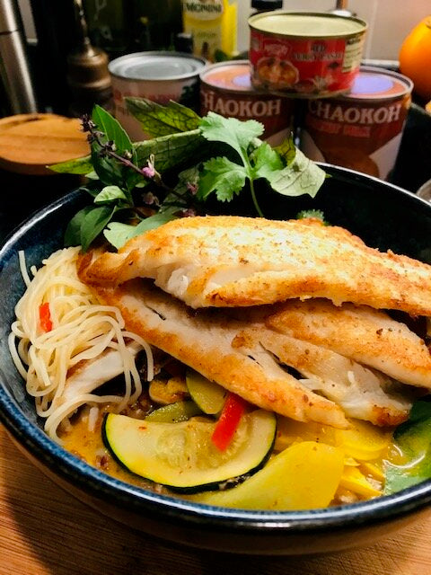 Chefs at Home: Red Curry Fluke