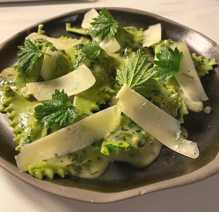 Chefs at Home: Lobster and Stinging Nettle Pansotti