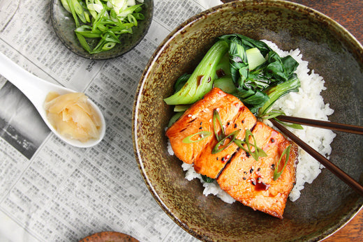 Wulf's Kitchen: Teriyaki Trout with Sesame and Scallions