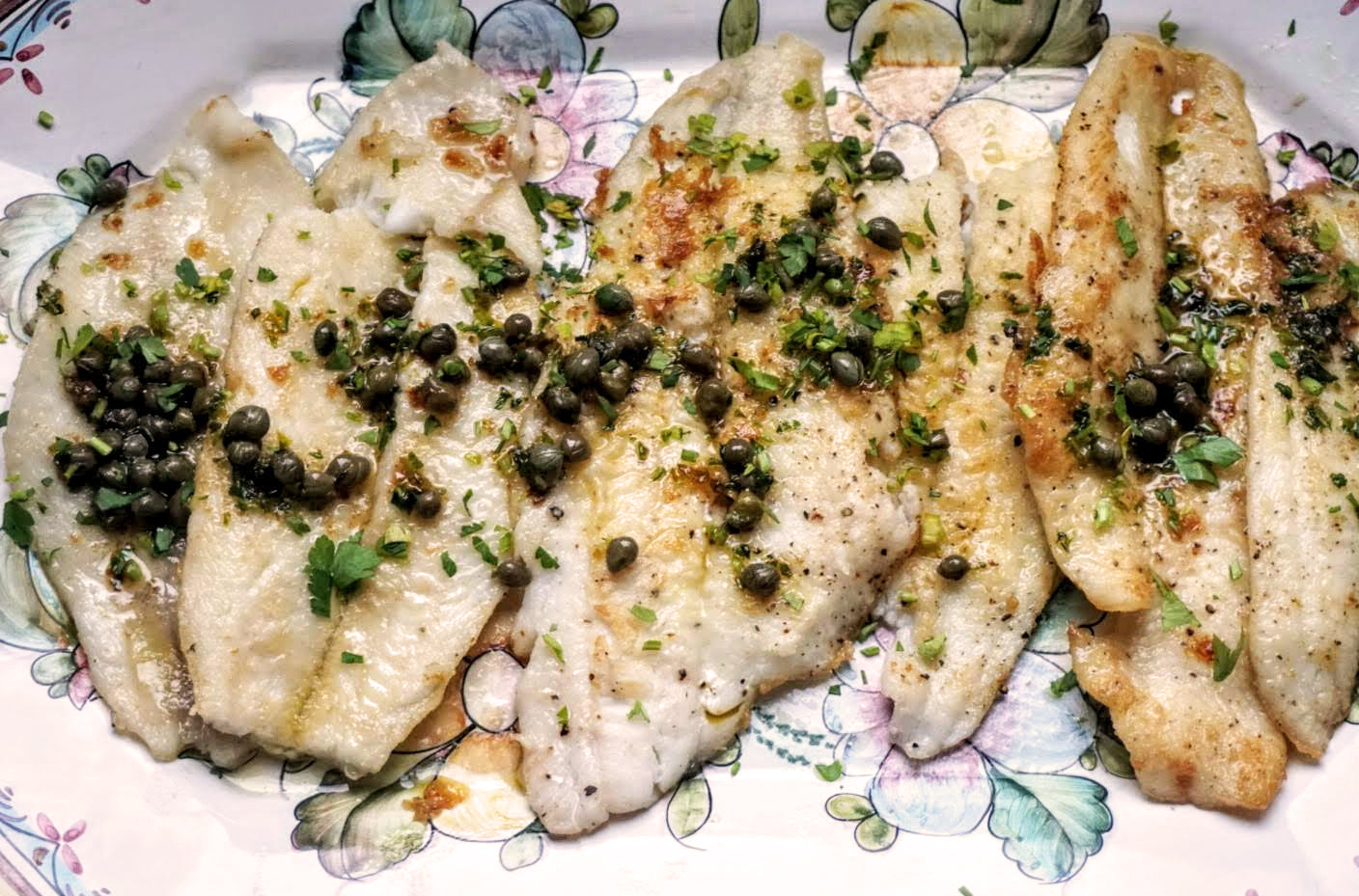 Wulf's Kitchen: Brown Butter Sole with Parsley and Capers