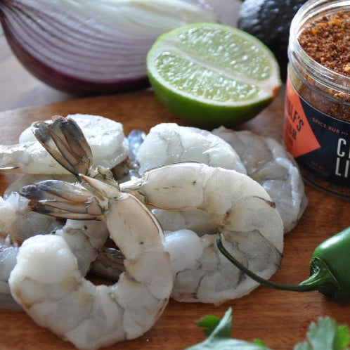 Large Tail-On Wild Gulf Shrimp