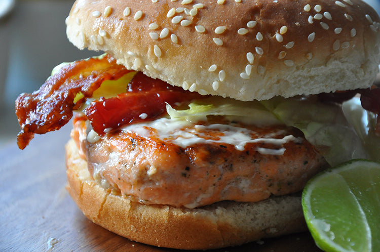 Plant-Based Salmon Burgers, 8 oz, Good Catch